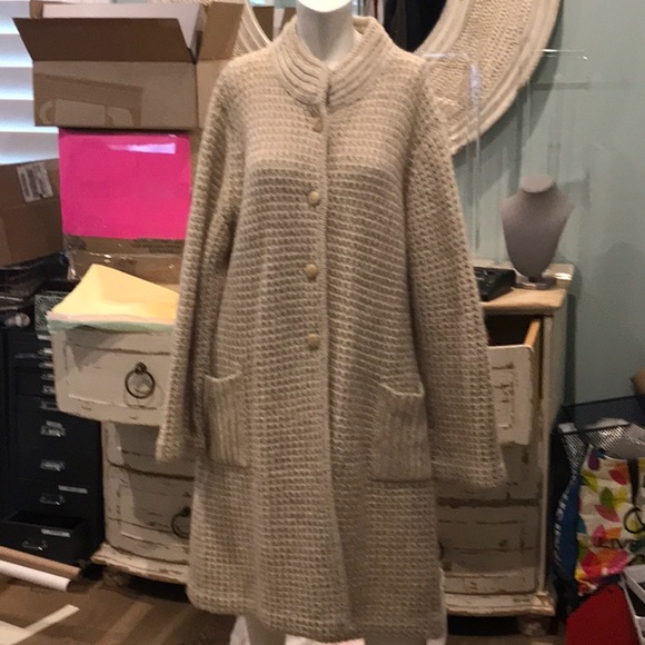 bonnie lee leroy Jackets & Blazers - BEAUTIFUL VINTAGE SWEATER JACKET COAT LIKE NEW